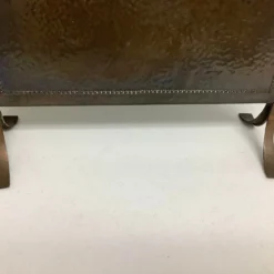 1890's Arts & Crafts Hammered Copper Fireplace Screen -chairish shop 1890s arts and crafts hammered copper fireplace screen 6732 scaled
