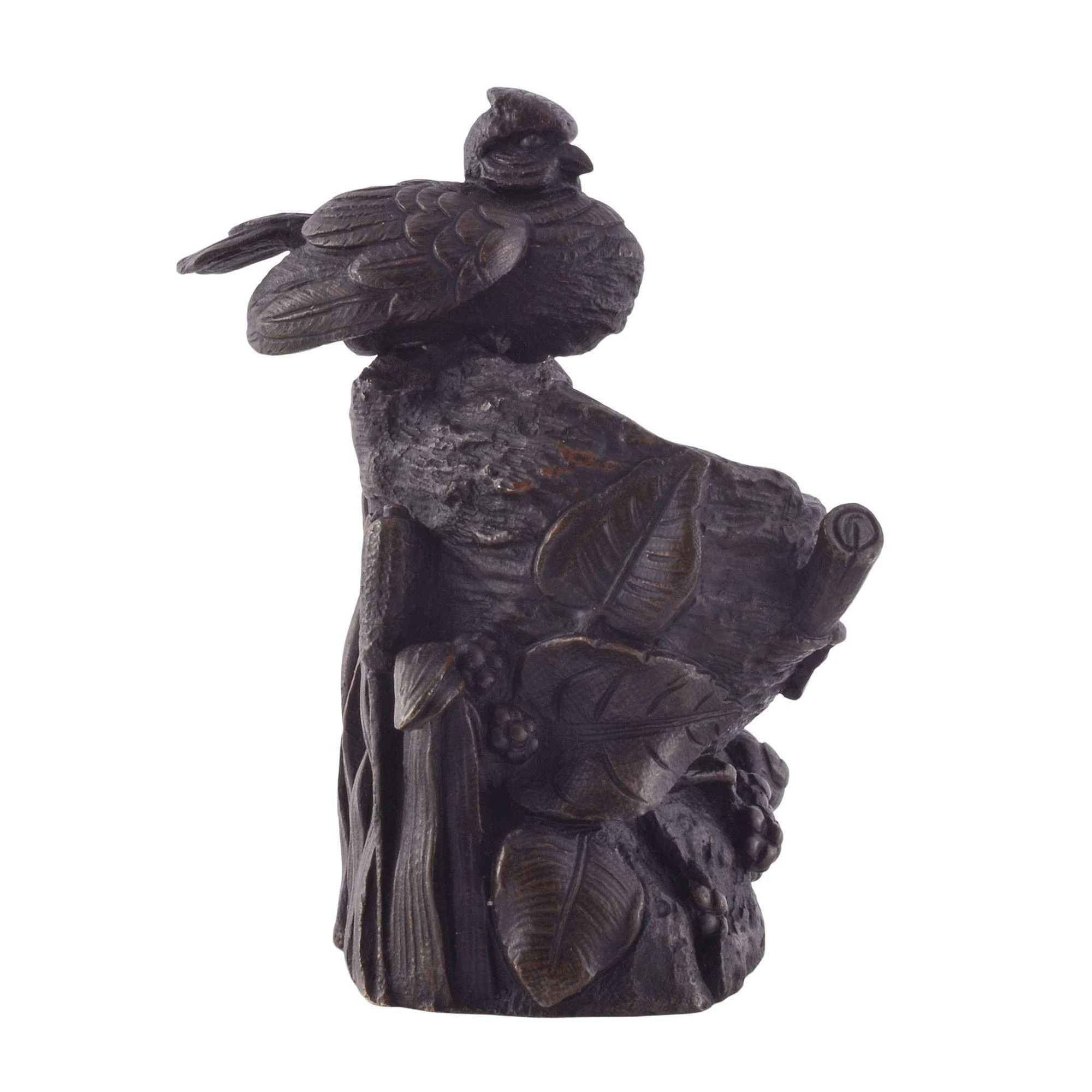 1890's Bronze Jewelry Tray Of Bird On Nest 5 1890's Bronze Jewelry Tray Of Bird On Nest - Image 5