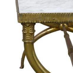 1890's European Marble Gilt Metal Table -chairish shop 1890s european marble gilt metal table 1265