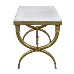 1890's European Marble Gilt Metal Table -chairish shop 1890s european marble gilt metal table 1929
