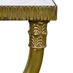1890's European Marble Gilt Metal Table -chairish shop 1890s european marble gilt metal table 4504