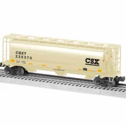 Lionel 1919351 S Scale American Flyer CSX Cylindrical Hopper #225370