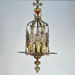 1920's American 6 Light Lantern 19 1920's American 6 Light Lantern -chairish shop 1920s american 6 light lantern 1359