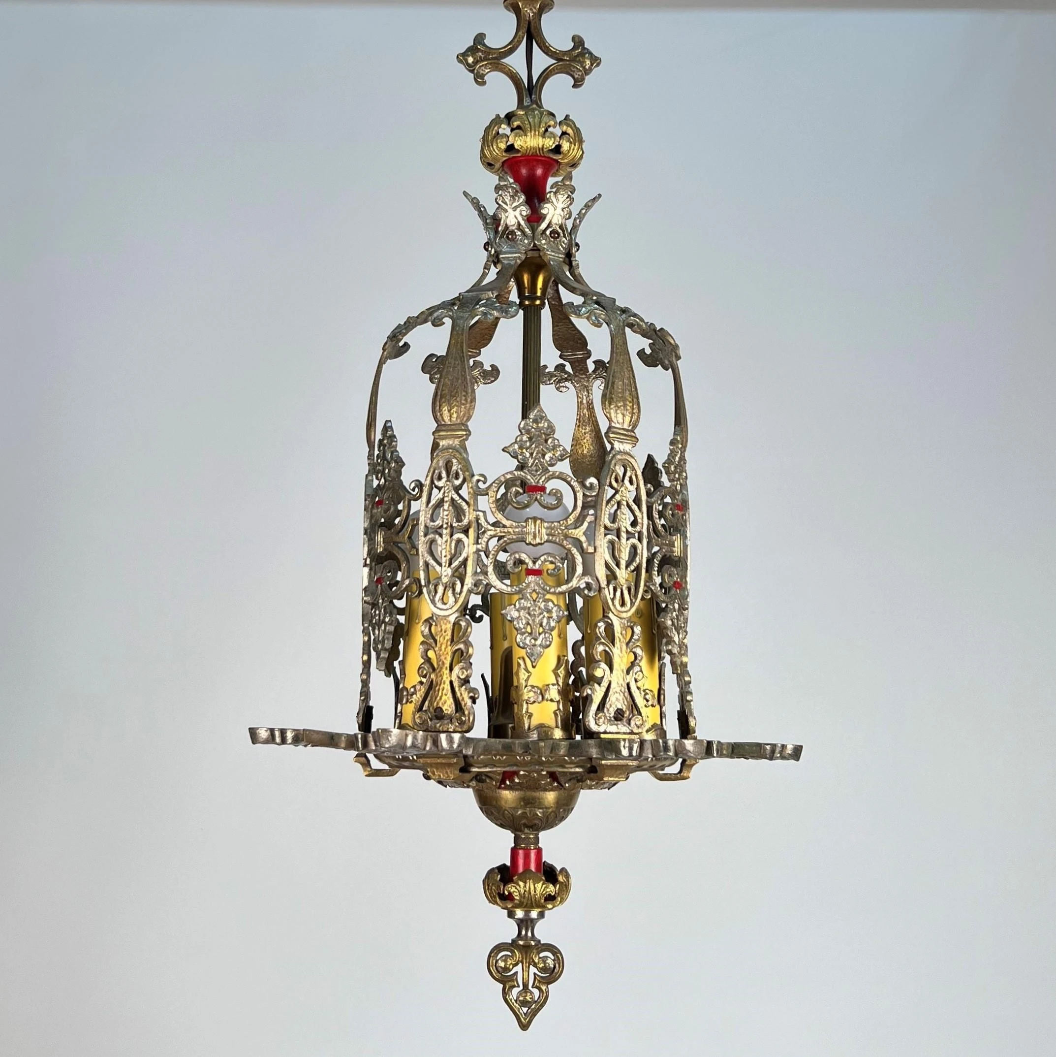 1920's American 6 Light Lantern 10 1920's American 6 Light Lantern - Image 10