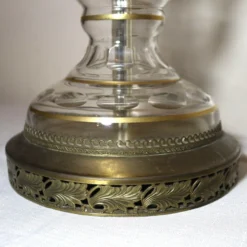 1920's Art Deco Josef Hoffmann Wiener Werkstatte Art Glass With Gilt Floral Banding Table Lamp -chairish shop 1920s art deco josef hoffmann wiener werkstatte art glass with gilt floral banding table lamp 0525