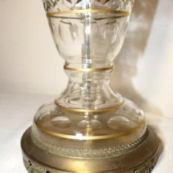 1920's Art Deco Josef Hoffmann Wiener Werkstatte Art Glass With Gilt Floral Banding Table Lamp -chairish shop 1920s art deco josef hoffmann wiener werkstatte art glass with gilt floral banding table lamp 1055