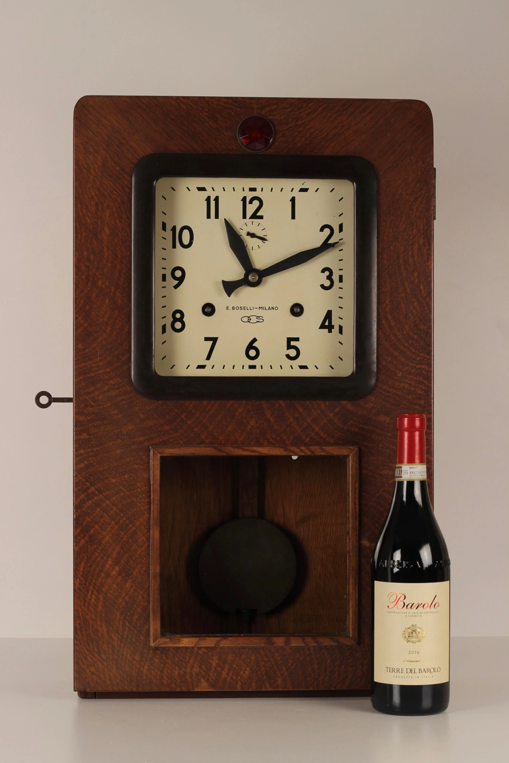 1920’s Bakelite Italian Railway Station Wall Clock From The Italian Riviera 3 1920’s Bakelite Italian Railway Station Wall Clock From The Italian Riviera - Image 3