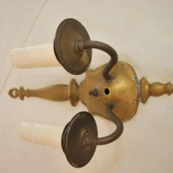 1920's Brass Sconces - Set Of 4 -chairish shop 1920s brass sconces set of 4 1348