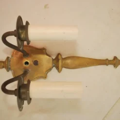 1920's Brass Sconces - Set Of 4 -chairish shop 1920s brass sconces set of 4 2930