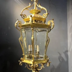 1920’s Caldwell Bronze Lantern -chairish shop 1920s caldwell bronze lantern 0676