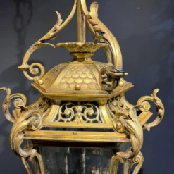 1920’s Caldwell Bronze Lantern -chairish shop 1920s caldwell bronze lantern 6293