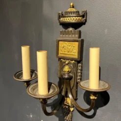 1920’s Caldwell Neoclassical Sconces - A Pair 10 1920’s Caldwell Neoclassical Sconces - A Pair -chairish shop 1920s caldwell neoclassical sconces a pair 0693