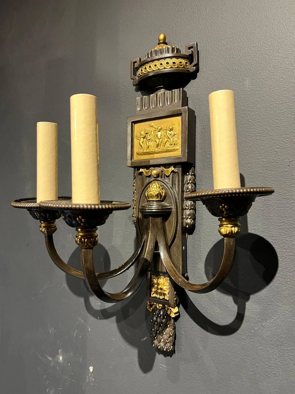 1920’s Caldwell Neoclassical Sconces - A Pair 4 1920’s Caldwell Neoclassical Sconces - A Pair - Image 4