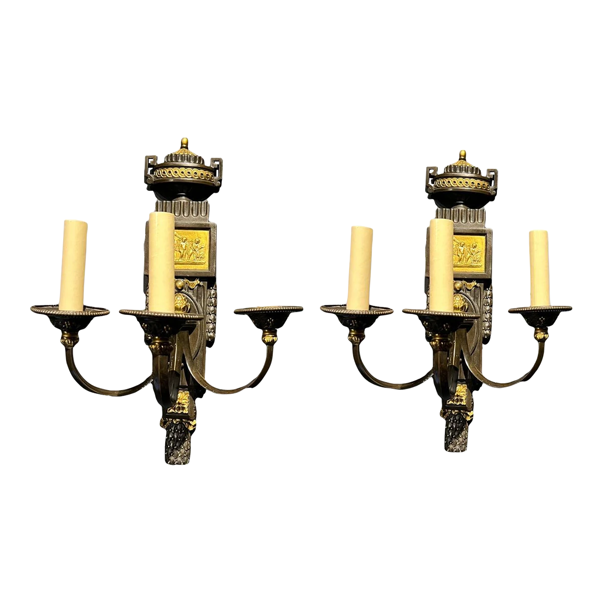 1920’s Caldwell Neoclassical Sconces - A Pair 1 1920’s Caldwell Neoclassical Sconces - A Pair