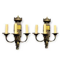 1920’s Caldwell Neoclassical Sconces - A Pair 11 1920’s Caldwell Neoclassical Sconces - A Pair -chairish shop 1920s caldwell neoclassical sconces a pair 9396