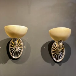 1920’s Caldwell Silver Plated Sconces - A Pair -chairish shop 1920s caldwell silver plated sconces a pair 2950