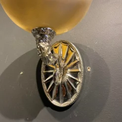 1920’s Caldwell Silver Plated Sconces - A Pair -chairish shop 1920s caldwell silver plated sconces a pair 3728