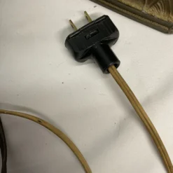 1920’s Gold Spelter Art Deco Joan Of Arc Table Lamp -chairish shop 1920s gold spelter art deco joan of arc table lamp 0347 scaled