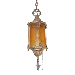 1920's Hanging Moroccan Lamp
