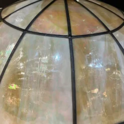 1920’s Leaded Glass Light Fixture -chairish shop 1920s leaded glass light fixture 7433