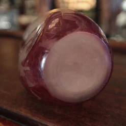 1920's Legras French Art Nouveau Cameo Glass Vase, Rubis Signed -chairish shop 1920s legras french art nouveau cameo glass vase rubis signed 8471 scaled