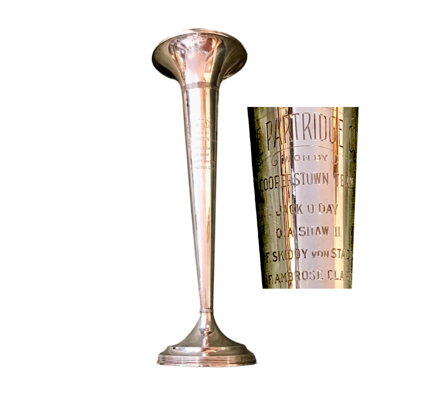 1920's Sterling Polo Trophy Won By The World's Greatest Players 2 1920's Sterling Polo Trophy Won By The World's Greatest Players - Image 2