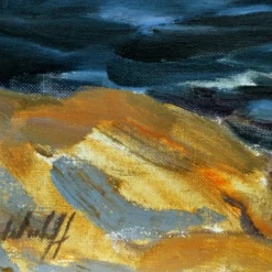 1930's Abstracted Landscape Water On The Rocks - By Leslie Bruner Wulff 6 1930's Abstracted Landscape Water On The Rocks - By Leslie Bruner Wulff -chairish shop 1930s abstracted landscape water on the rocks by leslie bruner wulff 6801 scaled