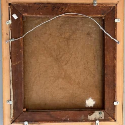 1930's C. A. Taylor Philadelphia Artist Self Portrait Oil Painting On Canvas -chairish shop 1930s c a taylor philadelphia artist self portrait oil painting on canvas 1424 scaled