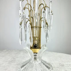 1930’s French Style Hollywood Regency Waterfall Crystal Prism Accent Table Lamp -chairish shop 1930s french style hollywood regency waterfall crystal prism accent table lamp 2952 scaled