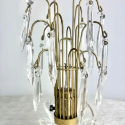 1930’s French Style Hollywood Regency Waterfall Crystal Prism Accent Table Lamp -chairish shop 1930s french style hollywood regency waterfall crystal prism accent table lamp 3676 scaled