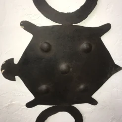 1930’s Large Torch Cut Steel Wall Sculpture -chairish shop 1930s large torch cut steel wall sculpture 5053 scaled