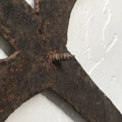 1930’s Large Torch Cut Steel Wall Sculpture -chairish shop 1930s large torch cut steel wall sculpture 5923 scaled