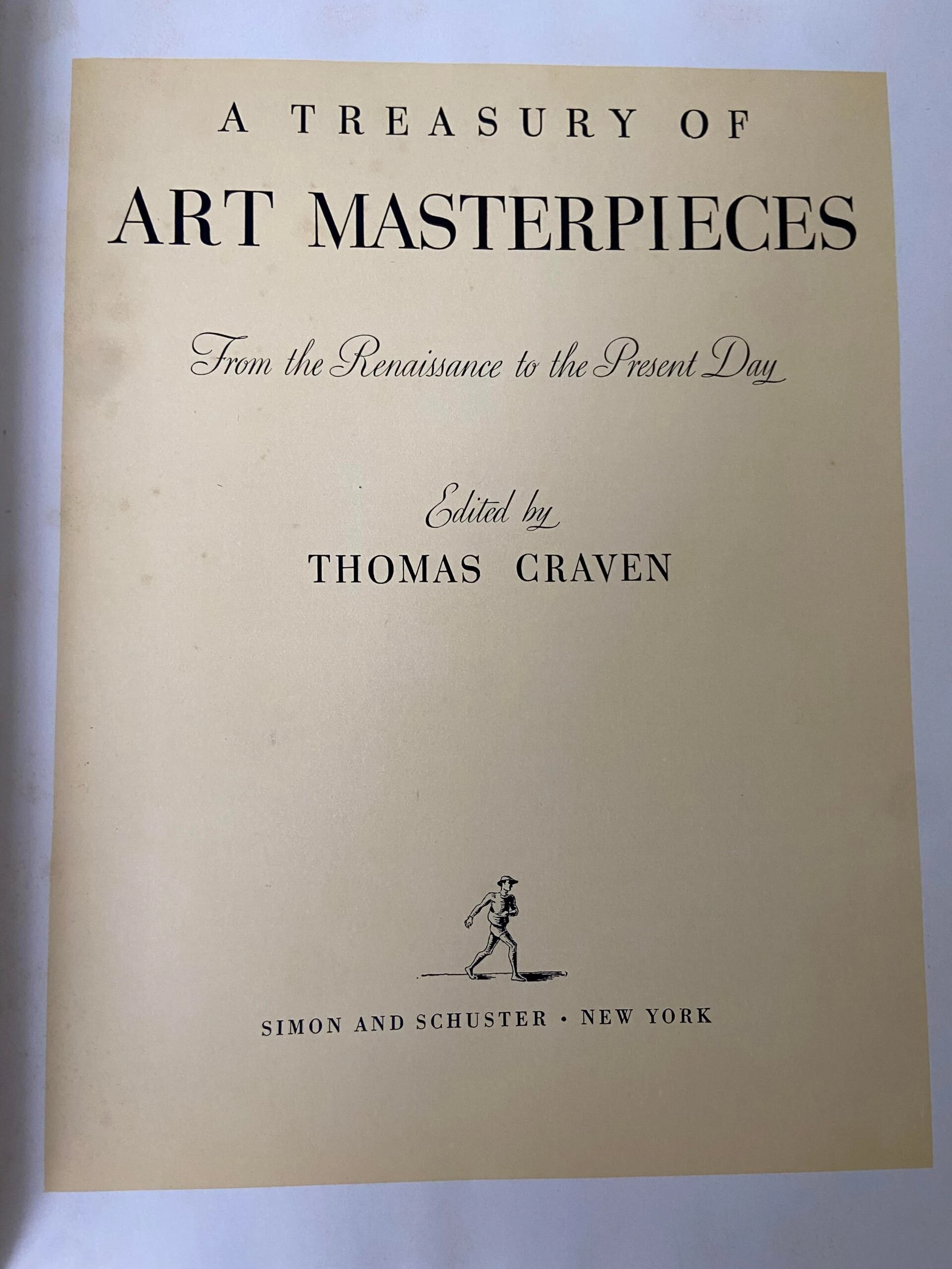 1930's Masterpiece Art Coffee Table Book 3 1930's Masterpiece Art Coffee Table Book - Image 3