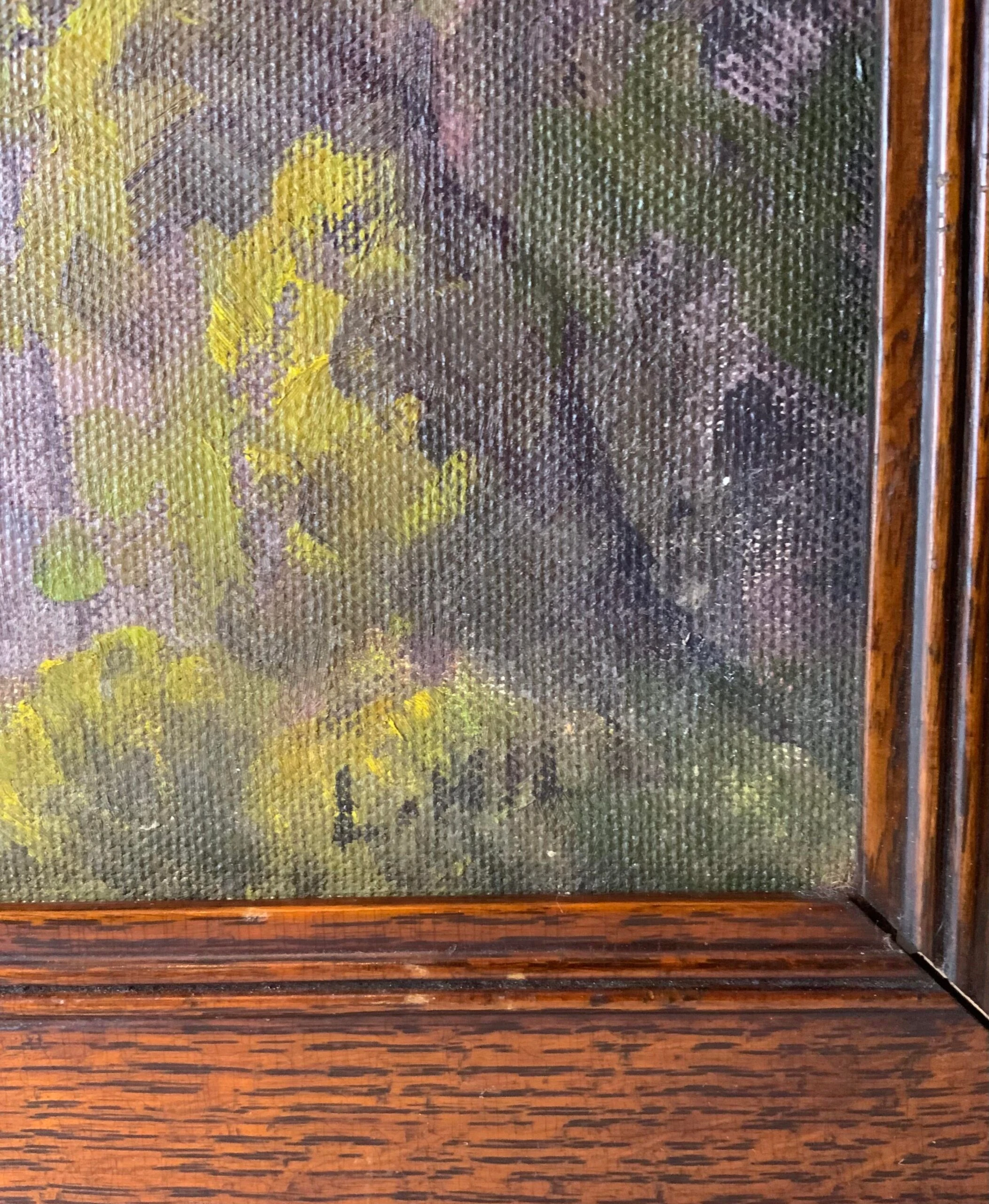 1930's Scenic Oil On Canvas - Framed Painting 5 1930's Scenic Oil On Canvas - Framed Painting - Image 5