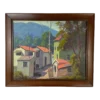 1930's Scenic Oil On Canvas - Framed Painting