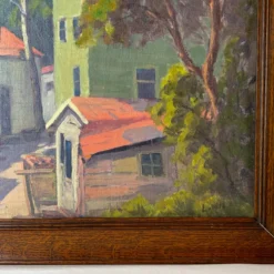 1930's Scenic Oil On Canvas - Framed Painting 17 1930's Scenic Oil On Canvas - Framed Painting -chairish shop 1930s scenic oil on canvas framed painting 6635 scaled