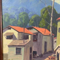 1930's Scenic Oil On Canvas - Framed Painting 12 1930's Scenic Oil On Canvas - Framed Painting -chairish shop 1930s scenic oil on canvas framed painting 6859 scaled