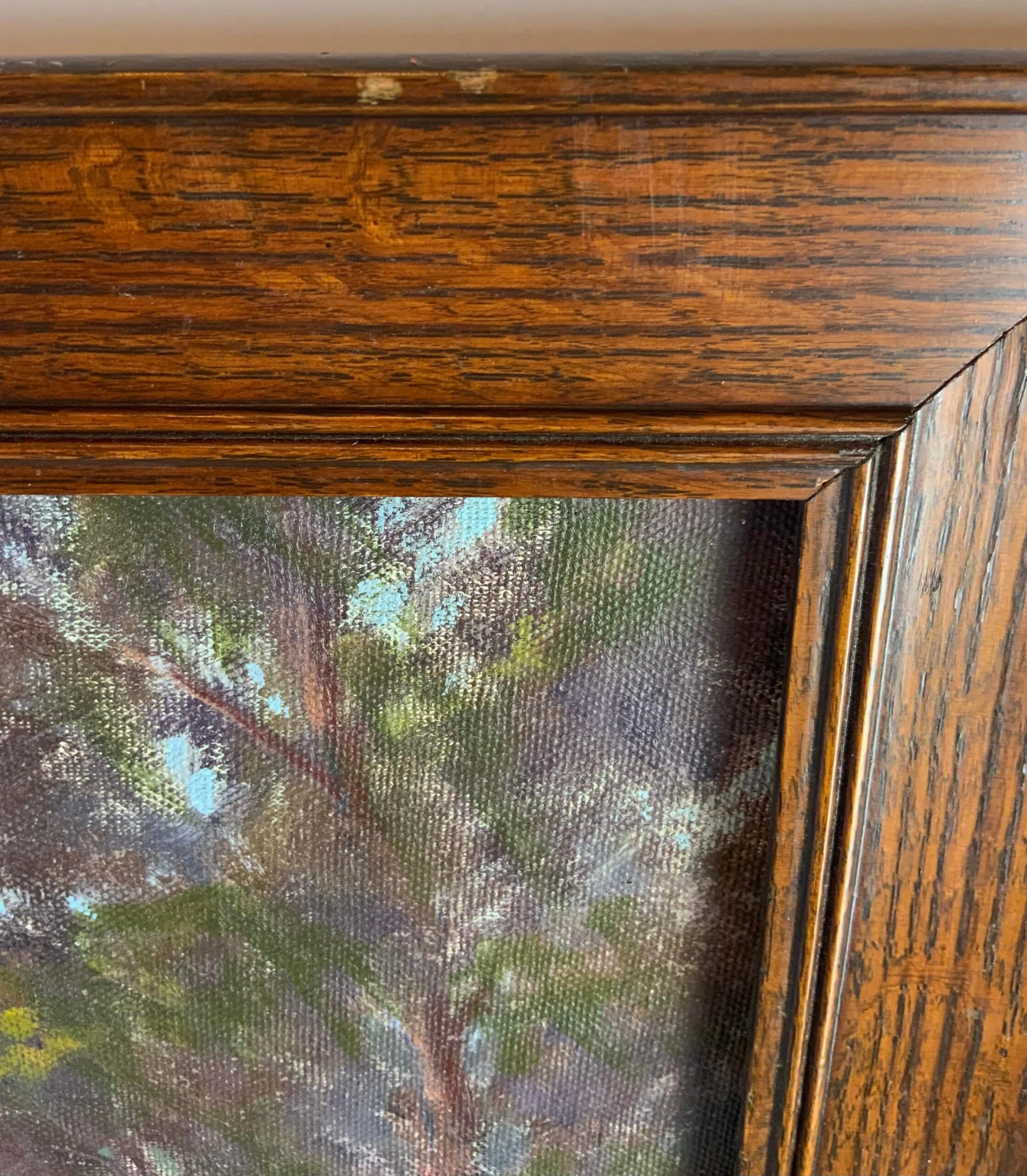 1930's Scenic Oil On Canvas - Framed Painting 10 1930's Scenic Oil On Canvas - Framed Painting - Image 10