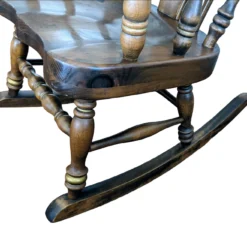 1940 Solid Maple Rocking Chair By S. Bent & Bros. -chairish shop 1940 solid maple rocking chair by s bent and bros 3351