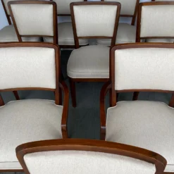 1940's Art Deco Style Dining Chairs Set Of 10 -chairish shop 1940s art deco style dining chairs set of 10 6568