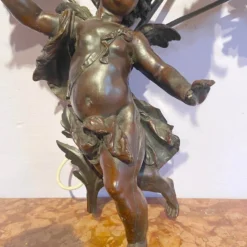 1940's Baroque Style Blindfolded Cupid Sconce/Wall Lamp 11 1940's Baroque Style Blindfolded Cupid Sconce/Wall Lamp -chairish shop 1940s baroque style blindfolded cupid sconcewall lamp 8292