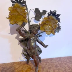 1940's Baroque Style Blindfolded Cupid Sconce/Wall Lamp 14 1940's Baroque Style Blindfolded Cupid Sconce/Wall Lamp -chairish shop 1940s baroque style blindfolded cupid sconcewall lamp 9032