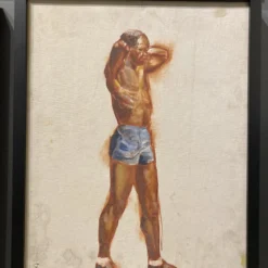 1940’s "Boxer Series" Realist Figurative Oil Painting On Canvas, Framed - Set Of 4 17 1940’s "Boxer Series" Realist Figurative Oil Painting On Canvas, Framed - Set Of 4 -chairish shop 1940s boxer series realist figurative oil painting on canvas framed set of 4 2994 scaled