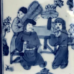 1940’s Chinese Export Chinoiserie Porcelain Tea Caddy -chairish shop 1940s chinese export chinoiserie porcelain tea caddy 1837