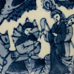 1940’s Chinese Export Chinoiserie Porcelain Tea Caddy -chairish shop 1940s chinese export chinoiserie porcelain tea caddy 2809