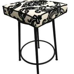 1940’s Elegant Tall Stool -chairish shop 1940s elegant tall stool 5824