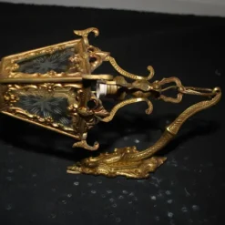 1940's French Brass Sconces - A Pair -chairish shop 1940s french brass sconces a pair 7672