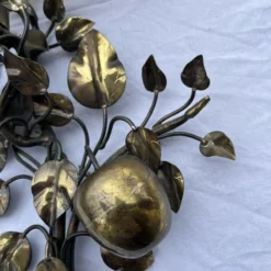 1940's French Regency Bronze Apple Tree Branch Sculpture/ Wall Sconce By Maison Jansen -chairish shop 1940s french regency bronze apple tree branch sculpture wall sconce by maison jansen 4212