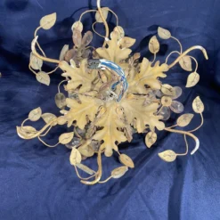 1940's French Regency Crystal Floral 5 Light Wall Sconces Style Maison Bagues A - Pair -chairish shop 1940s french regency crystal floral 5 light wall sconces style maison bagues a pair 3757