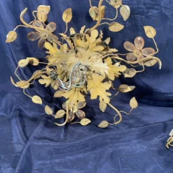 1940's French Regency Crystal Floral 5 Light Wall Sconces Style Maison Bagues A - Pair -chairish shop 1940s french regency crystal floral 5 light wall sconces style maison bagues a pair 5908